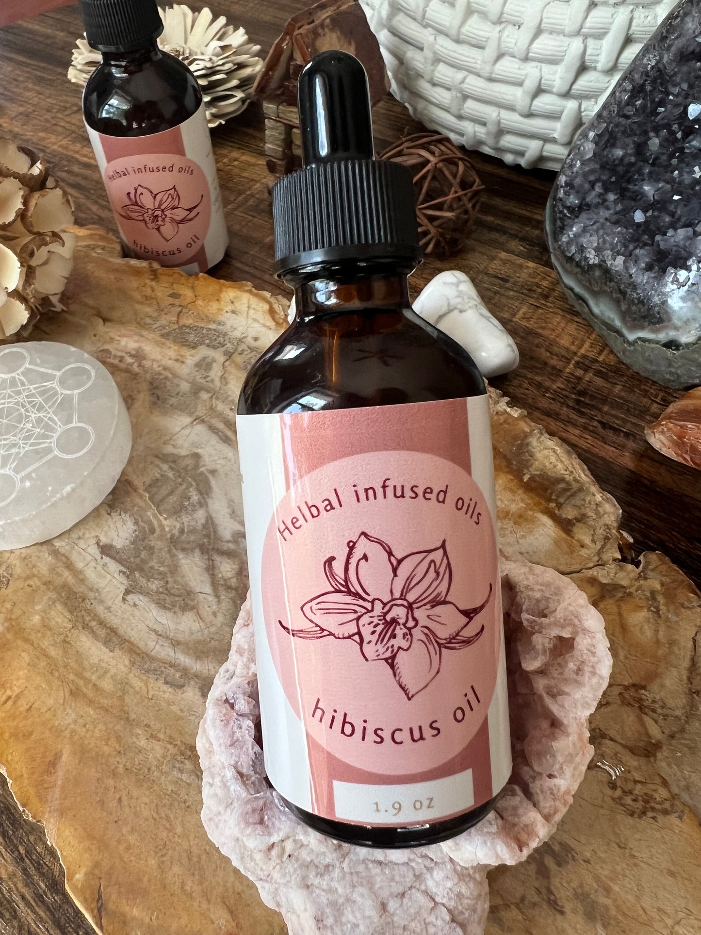 Hibiscus Oil, bony, hair and face moisturizer